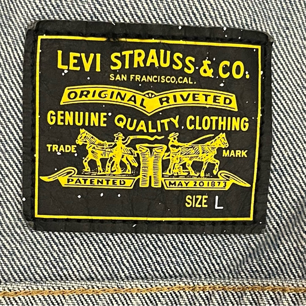 Star Wars × Levi’s R2-D2 Denim Trucker Jacket Large Unisex - Picture 2 of 16